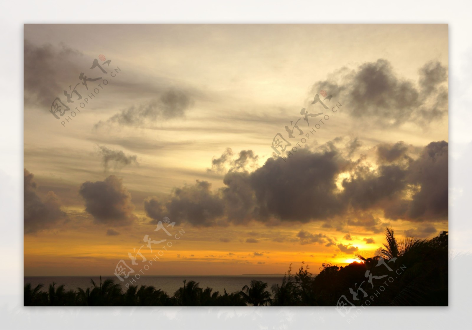 巴厘岛的日出图片