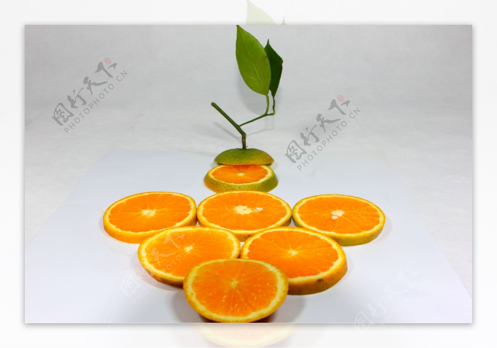 橙子创意图片