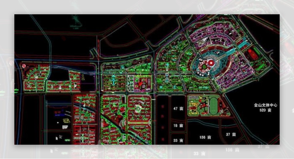 小区规划金山生活区规划图图片