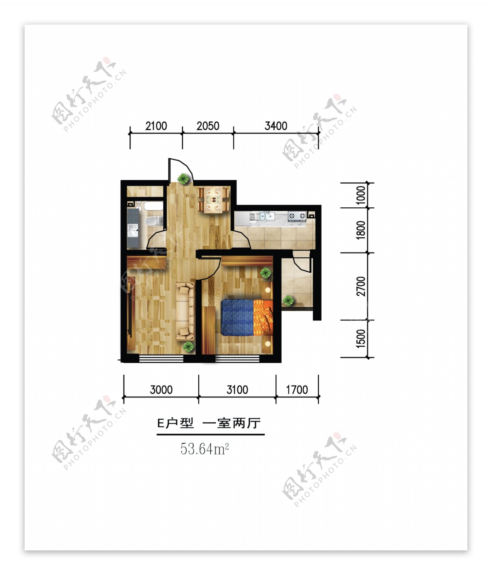 室内平面布置图图片