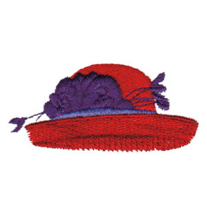 绣花花纹图标色彩帽子免费素材