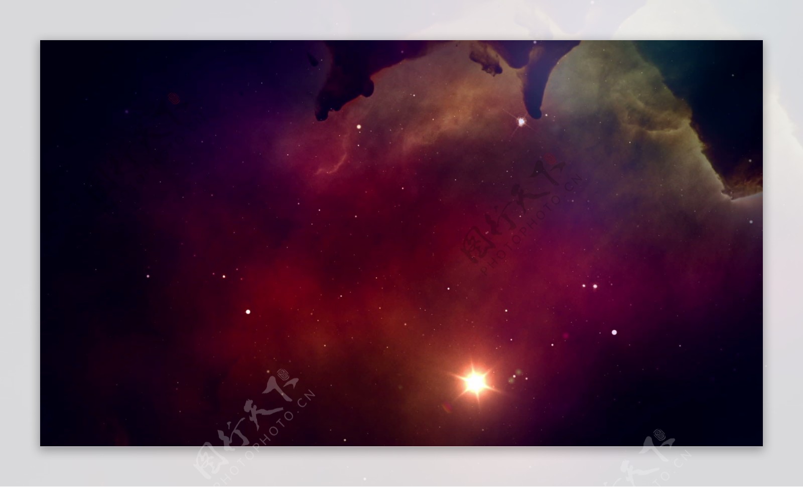 鲜艳的星系运动的背景视频免费下载