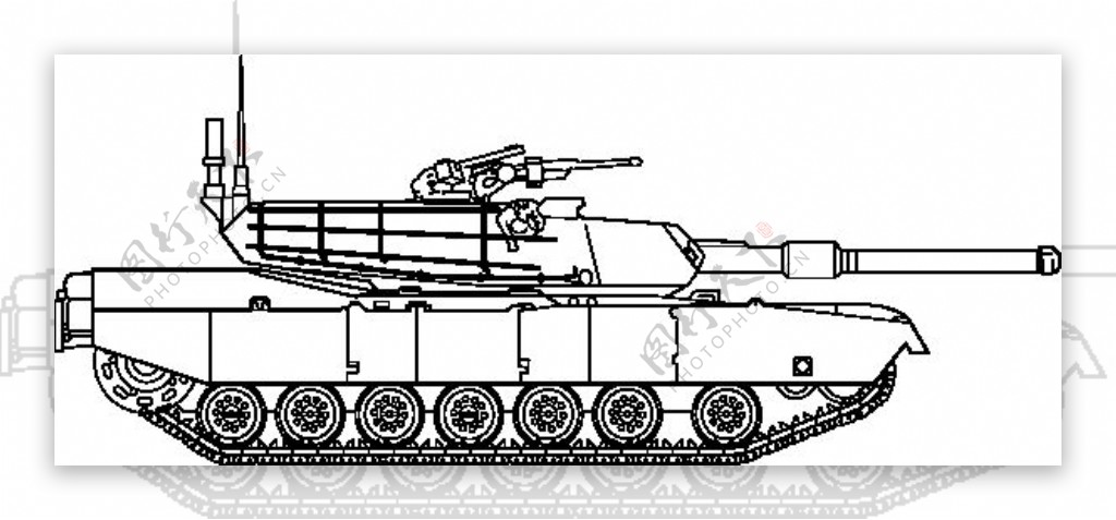 M艾布拉姆斯主战坦克的剪辑艺术