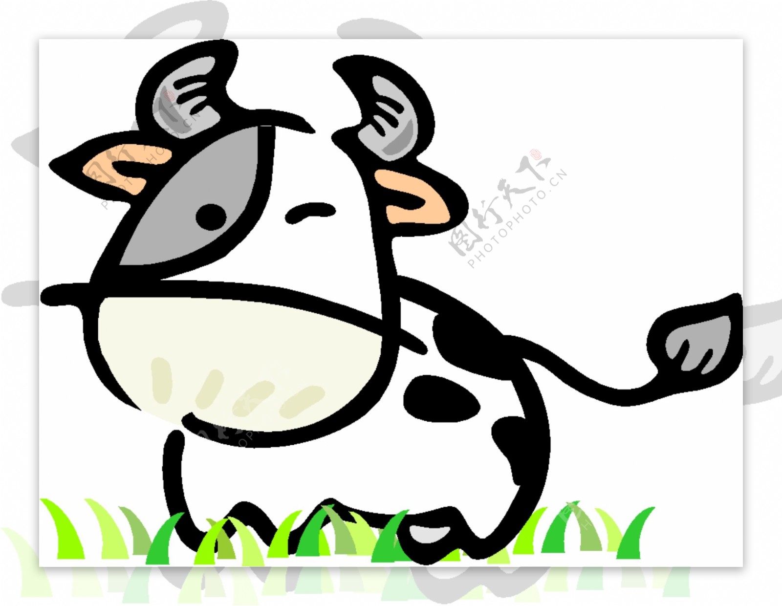 Q版中国传统12生肖丑牛