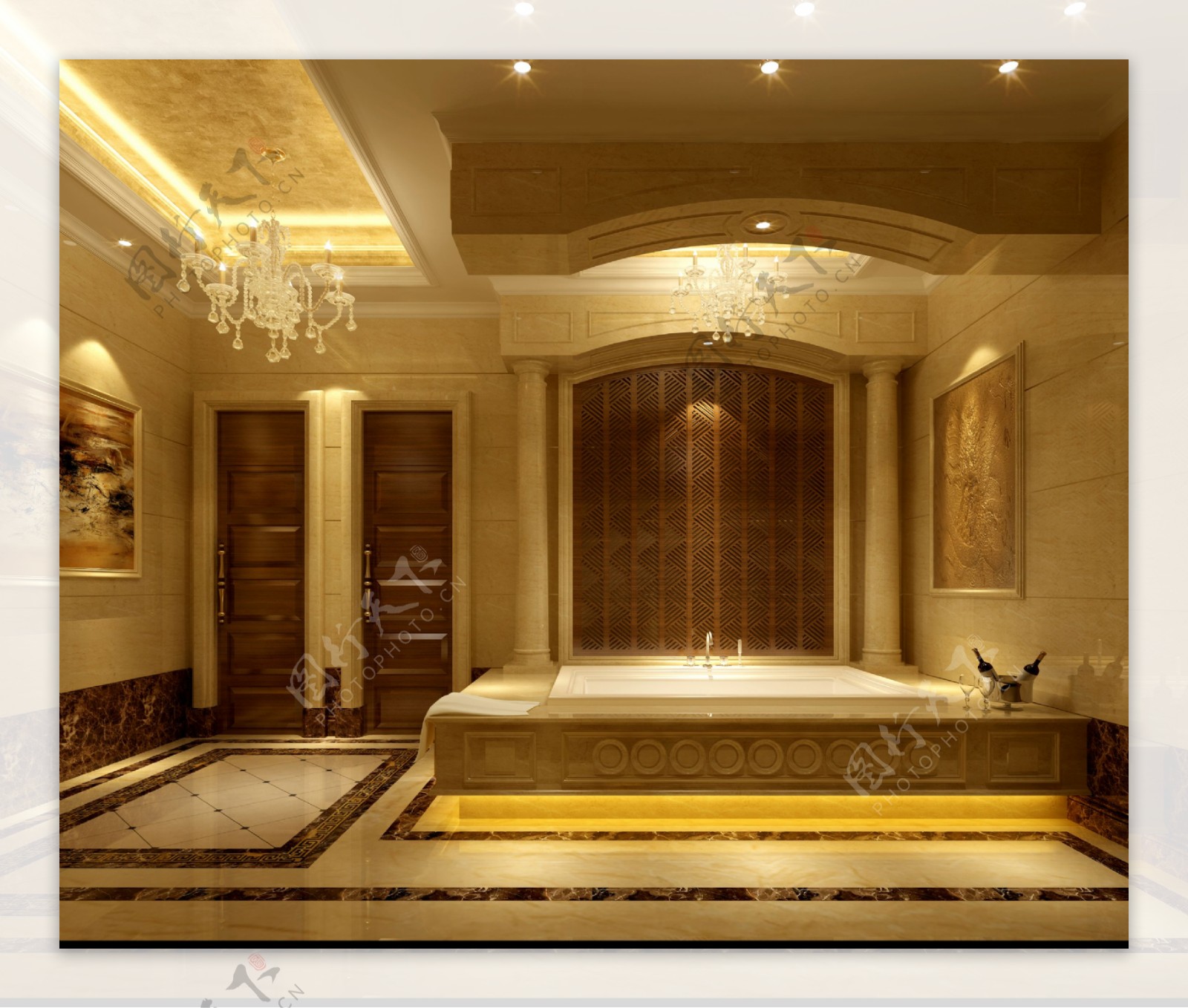洗浴房环境设计图片