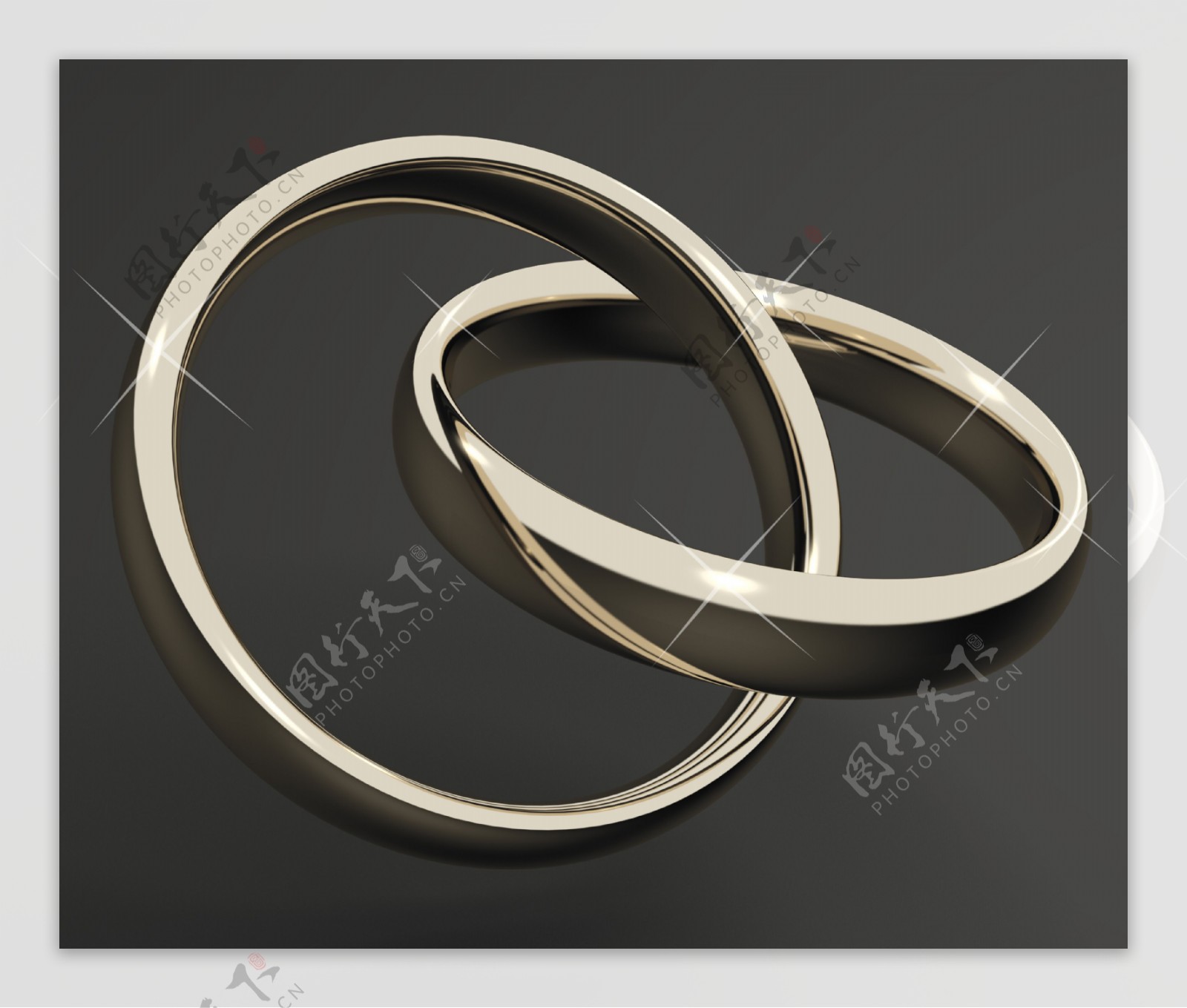 银或白金戒指代表爱情和浪漫