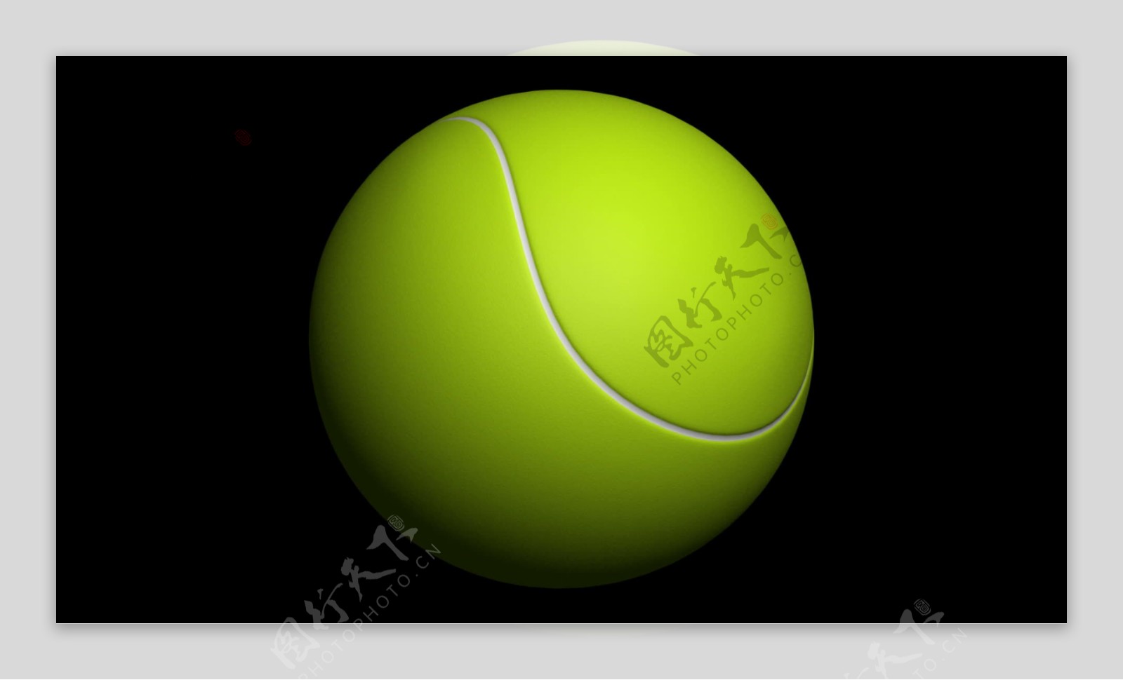 纺纱绿色网球运动的背景视频免费下载