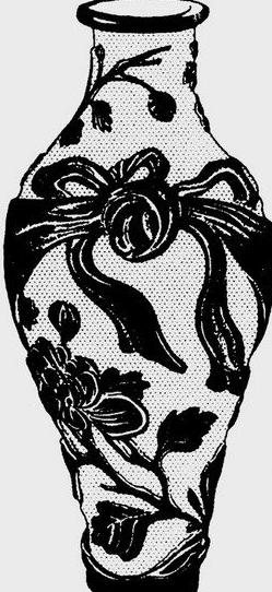 18351布纹黑白通花