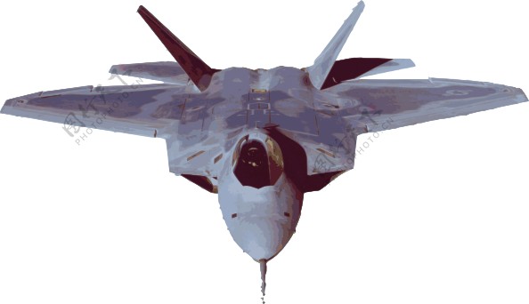 战斗机的喷气式飞机的剪辑艺术