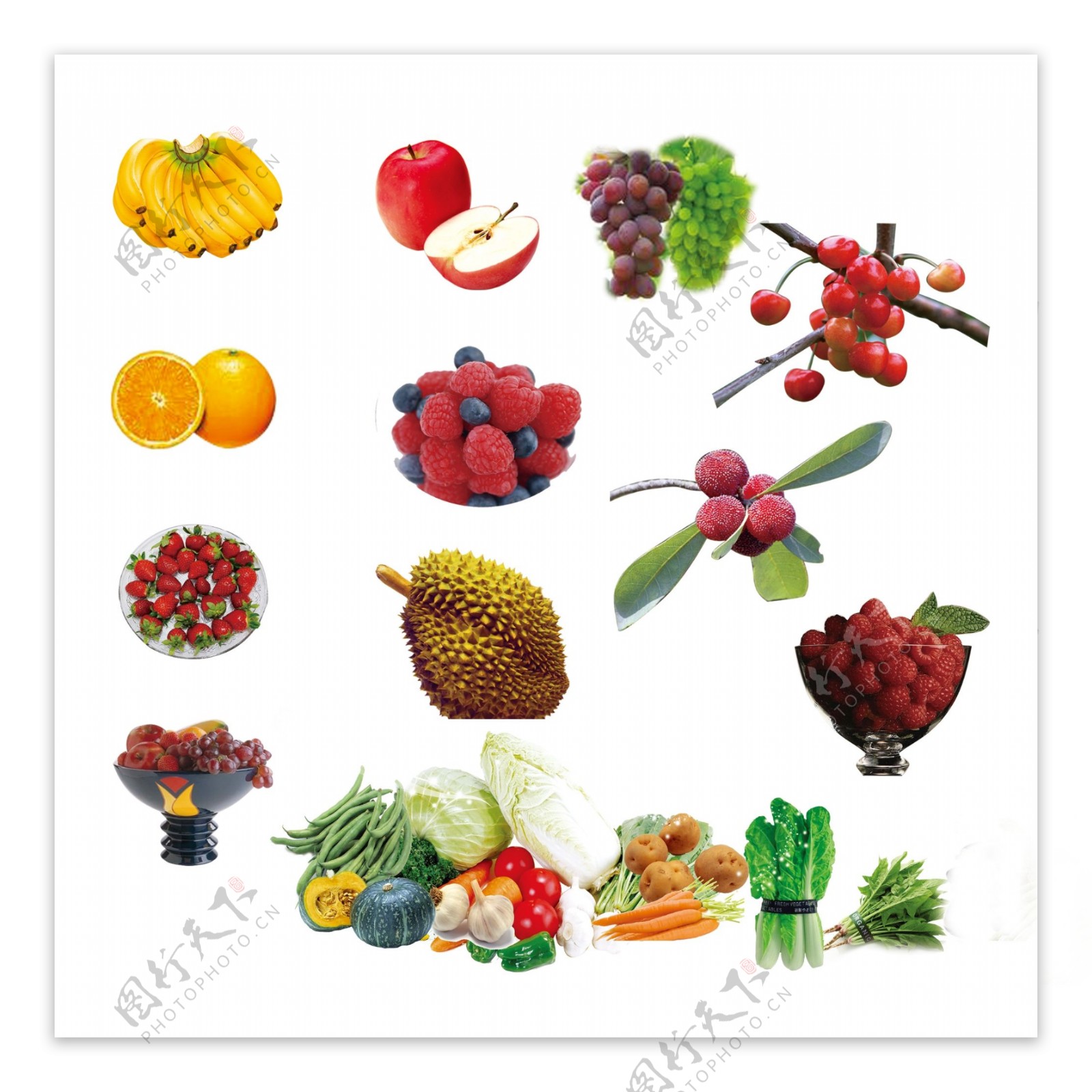 水果蔬菜广告素材图片