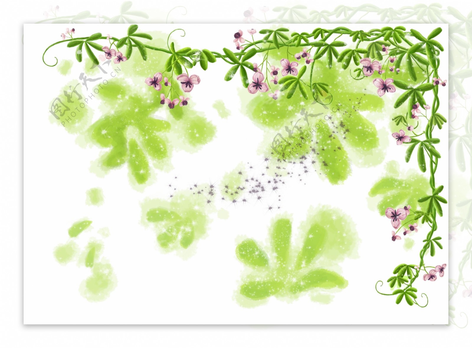 位图PSD植物写意花卉花朵免费素材