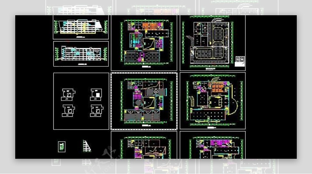 带地下室五层厂房改造设计方案图