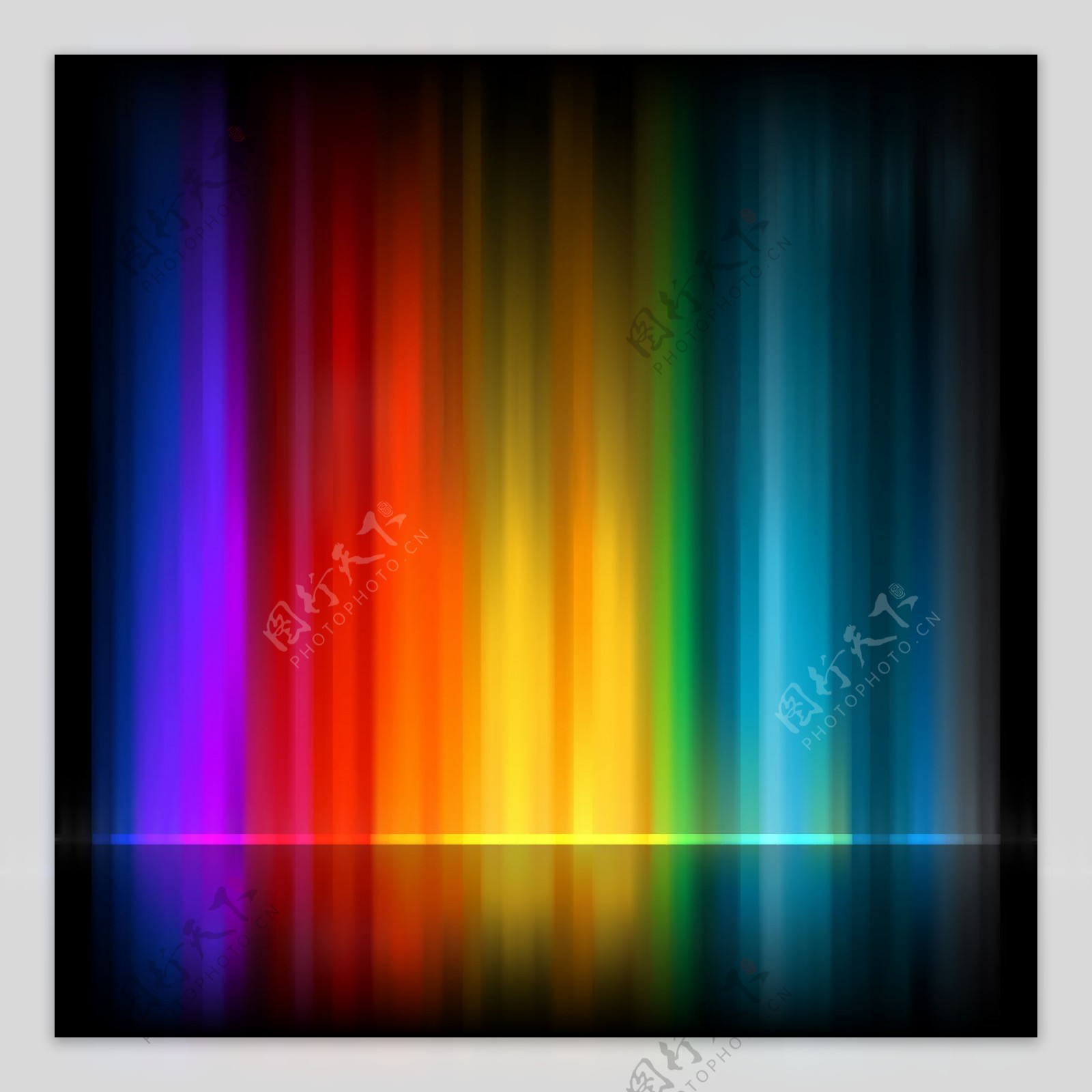 彩虹色光线背景
