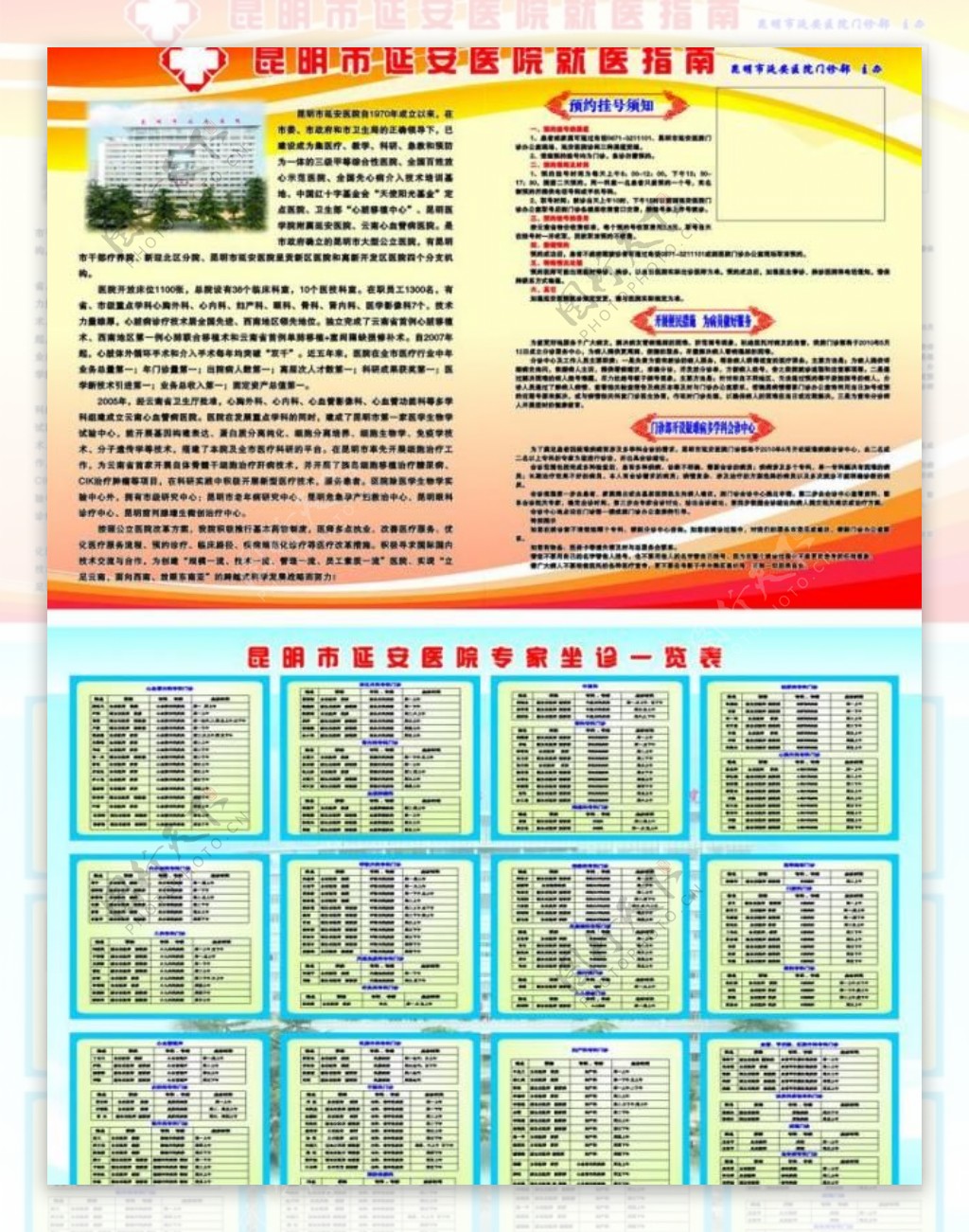 延安医院就医指南图片