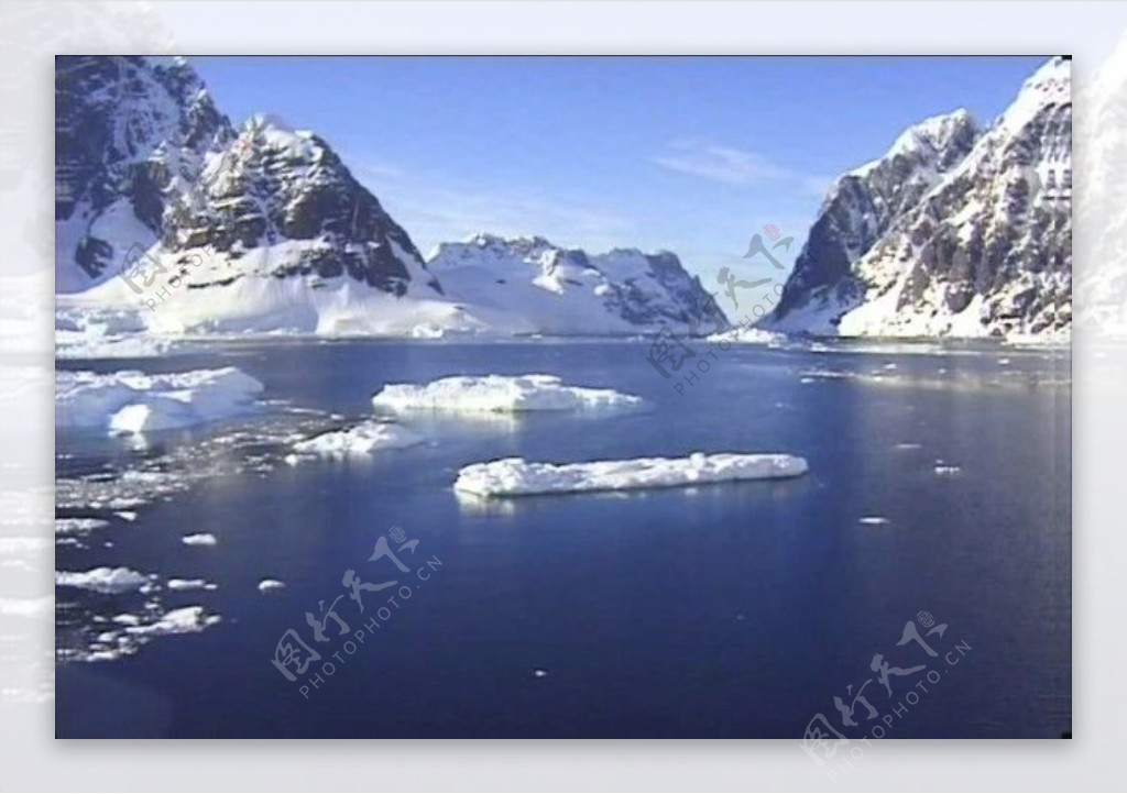 冰山冰川视频素材模板下载