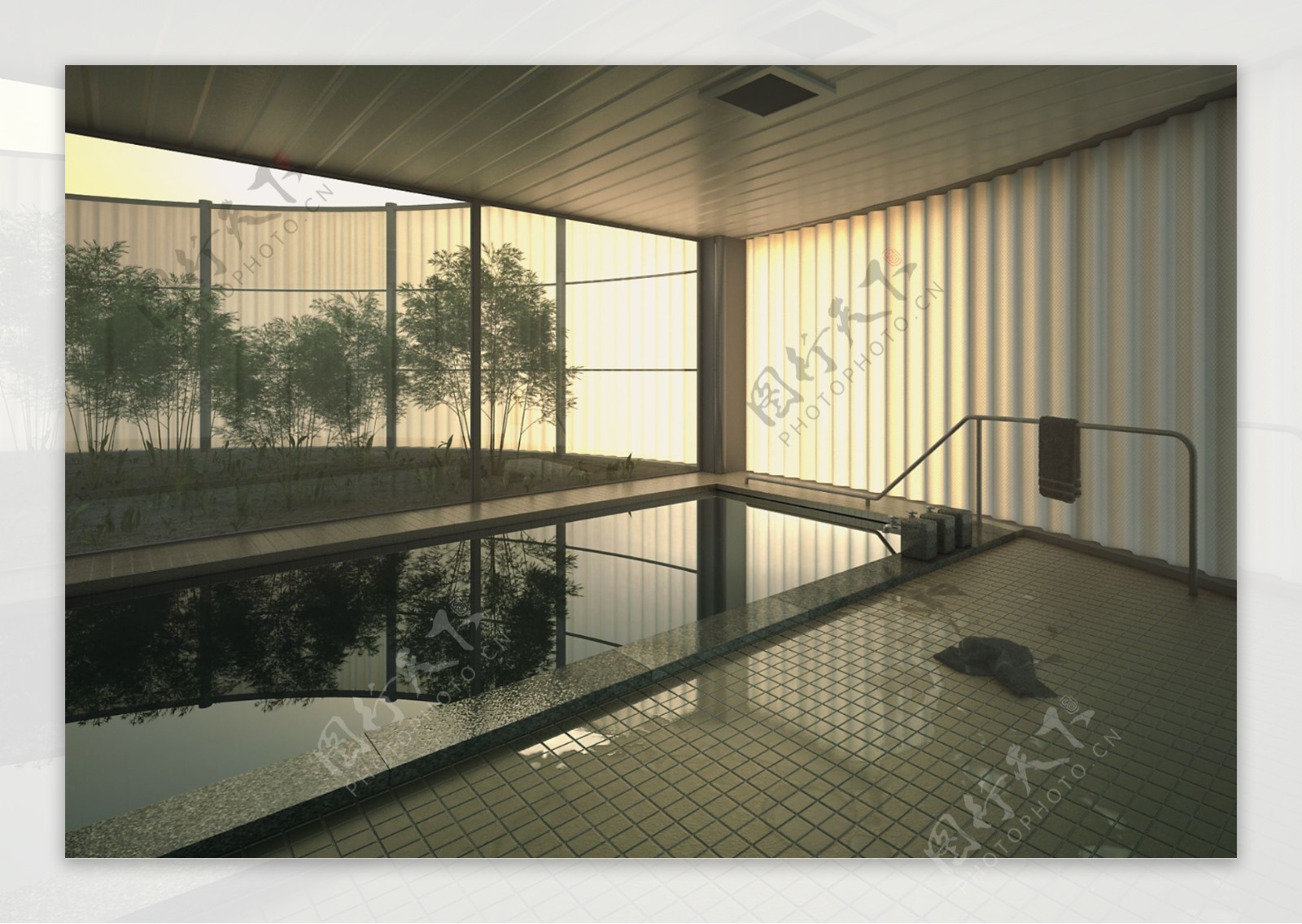 室内游泳池PSD室内设计