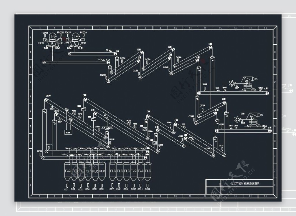化工厂物料输送系统图图片