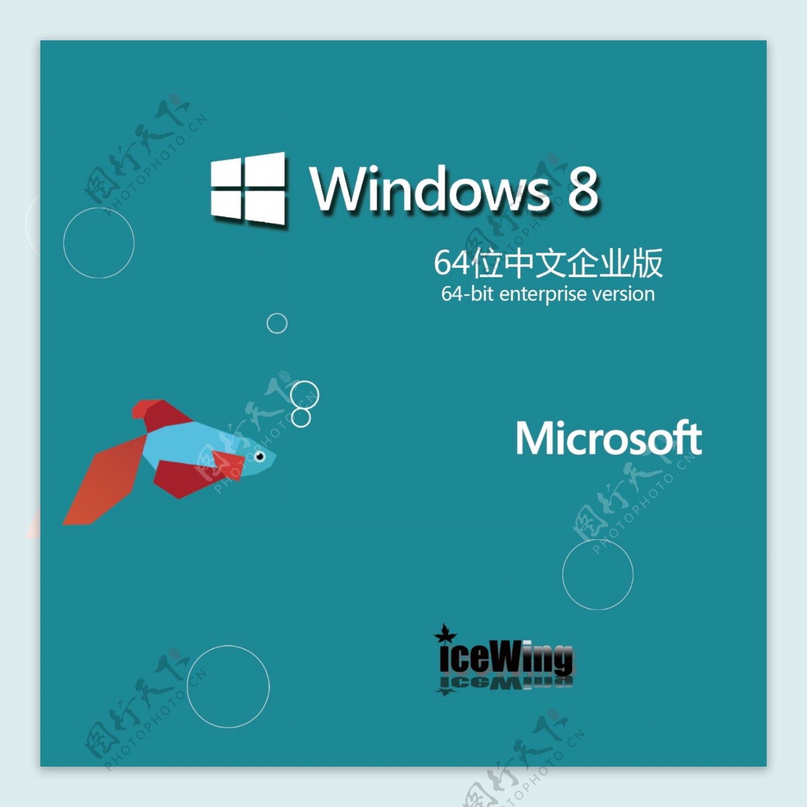 Windows8光盘封面设计