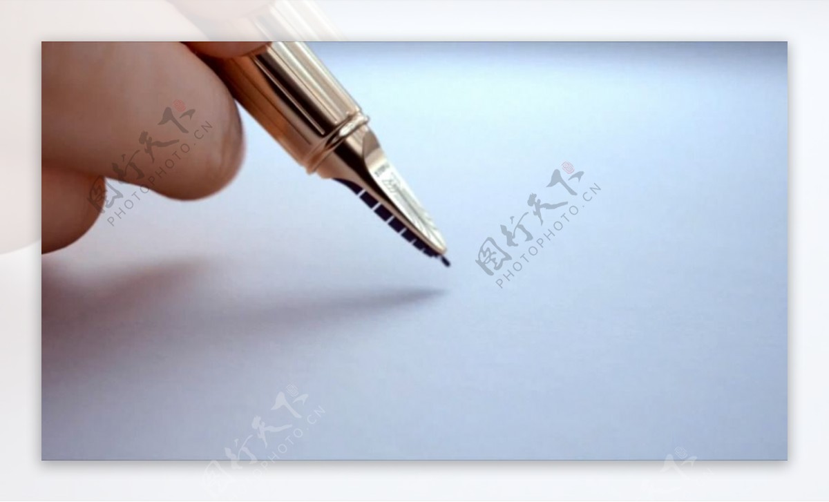 派克钢笔广告视频素材