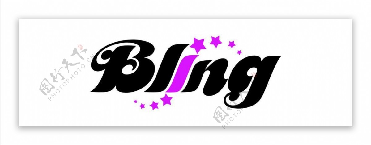 bling英文字母logo图片