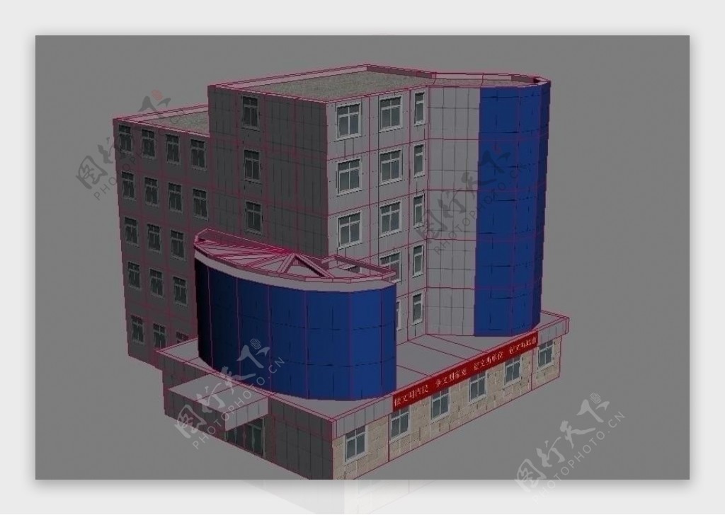 楼房模型图片