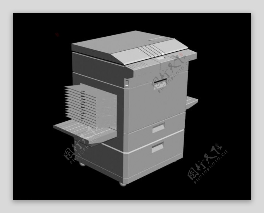 办公室复印机模型图片