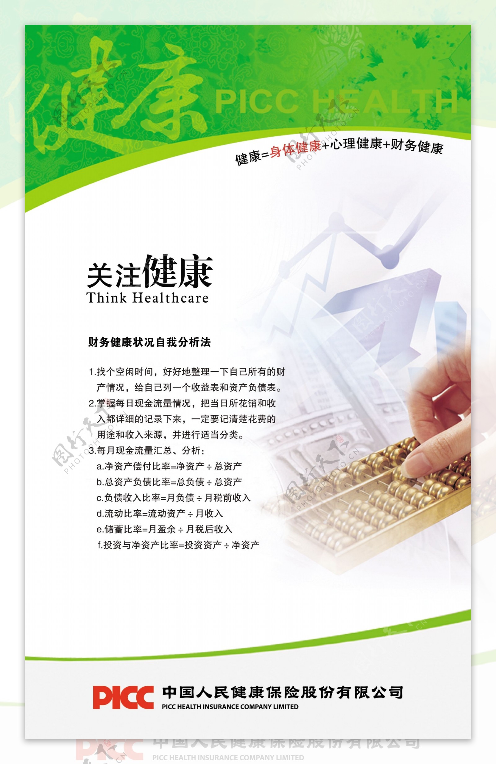 中国人民健康保险海报图片