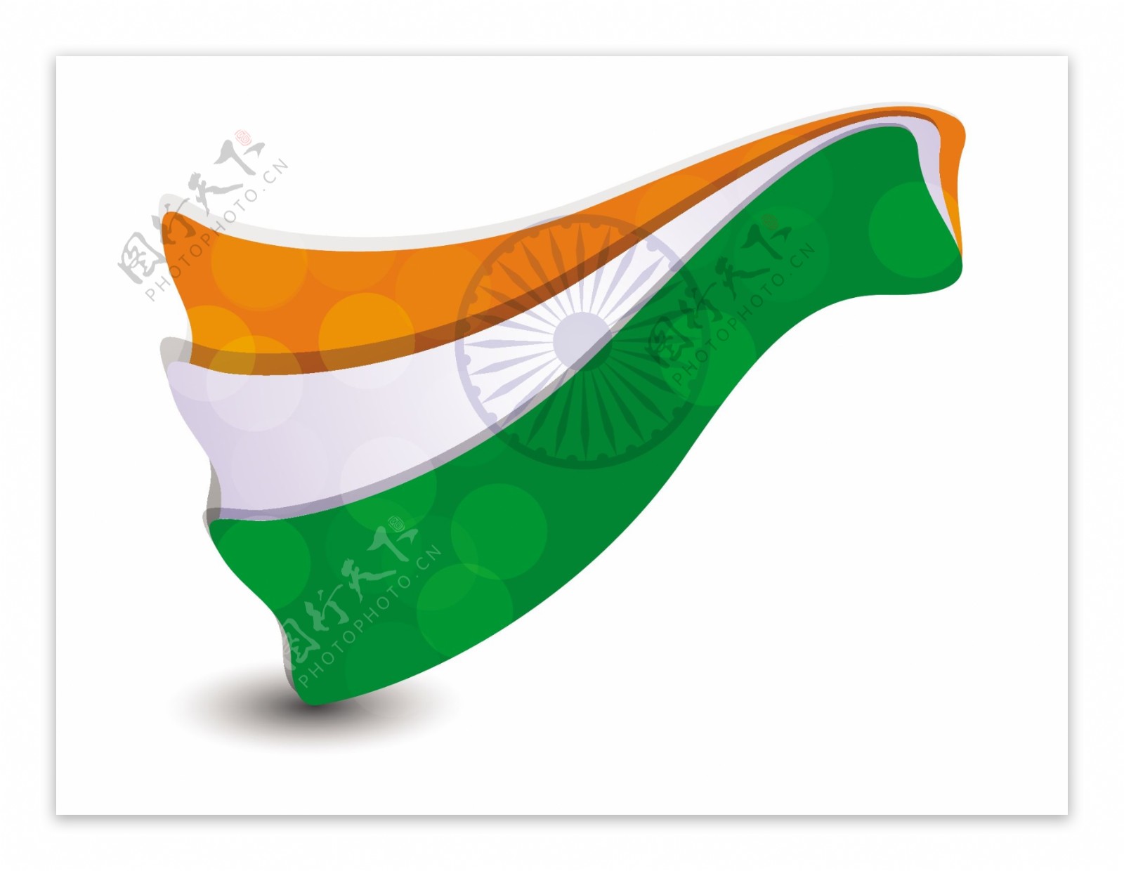 印地安泉旗背景矢量插图10EPS格式