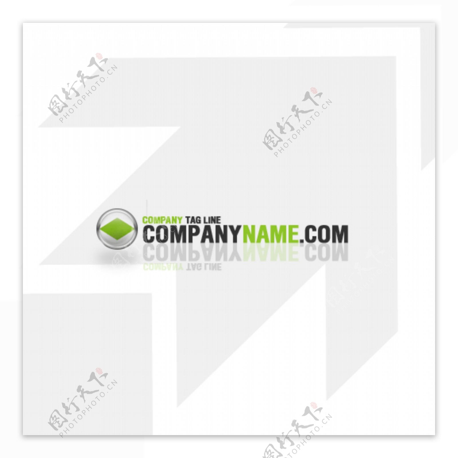 绿色公司logo图片