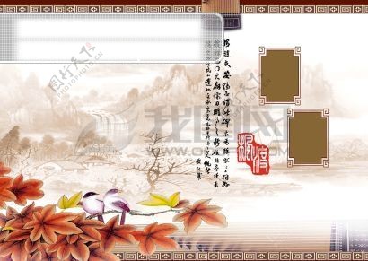 精美的中国古典风格照片模板