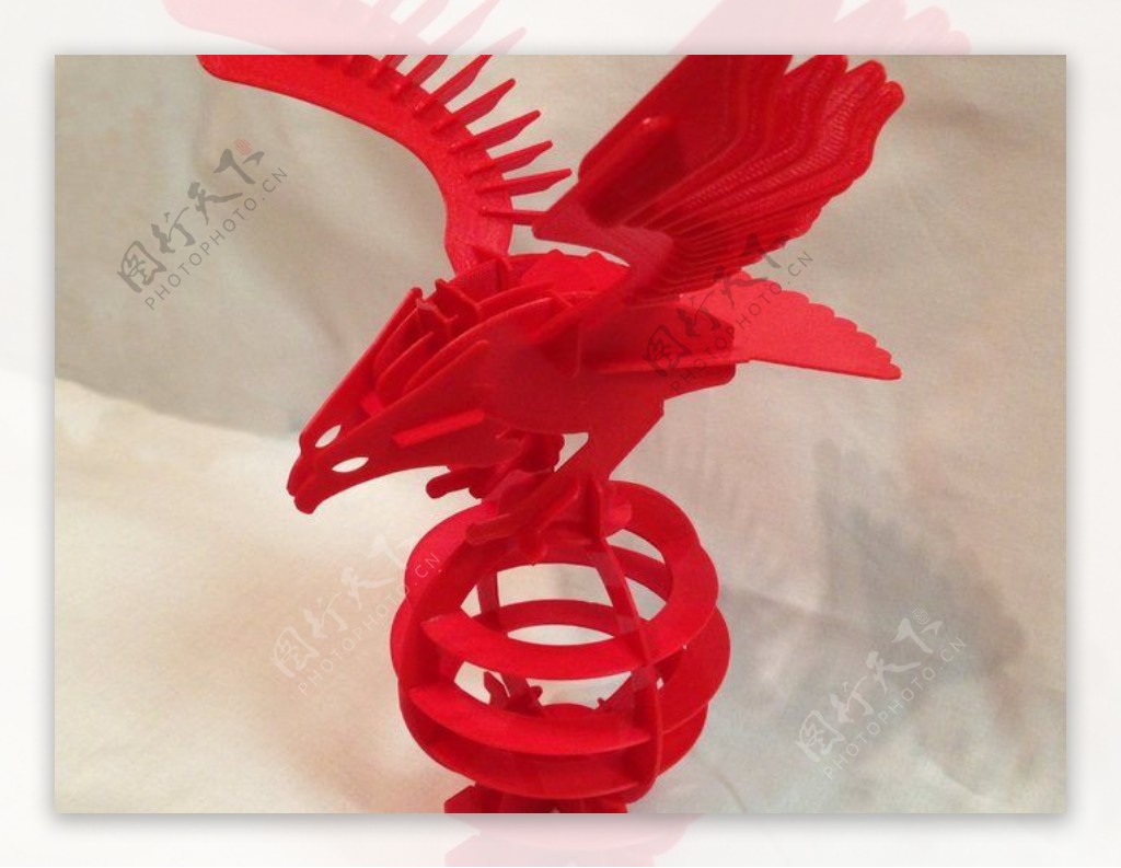 印刷的3D益智鹰