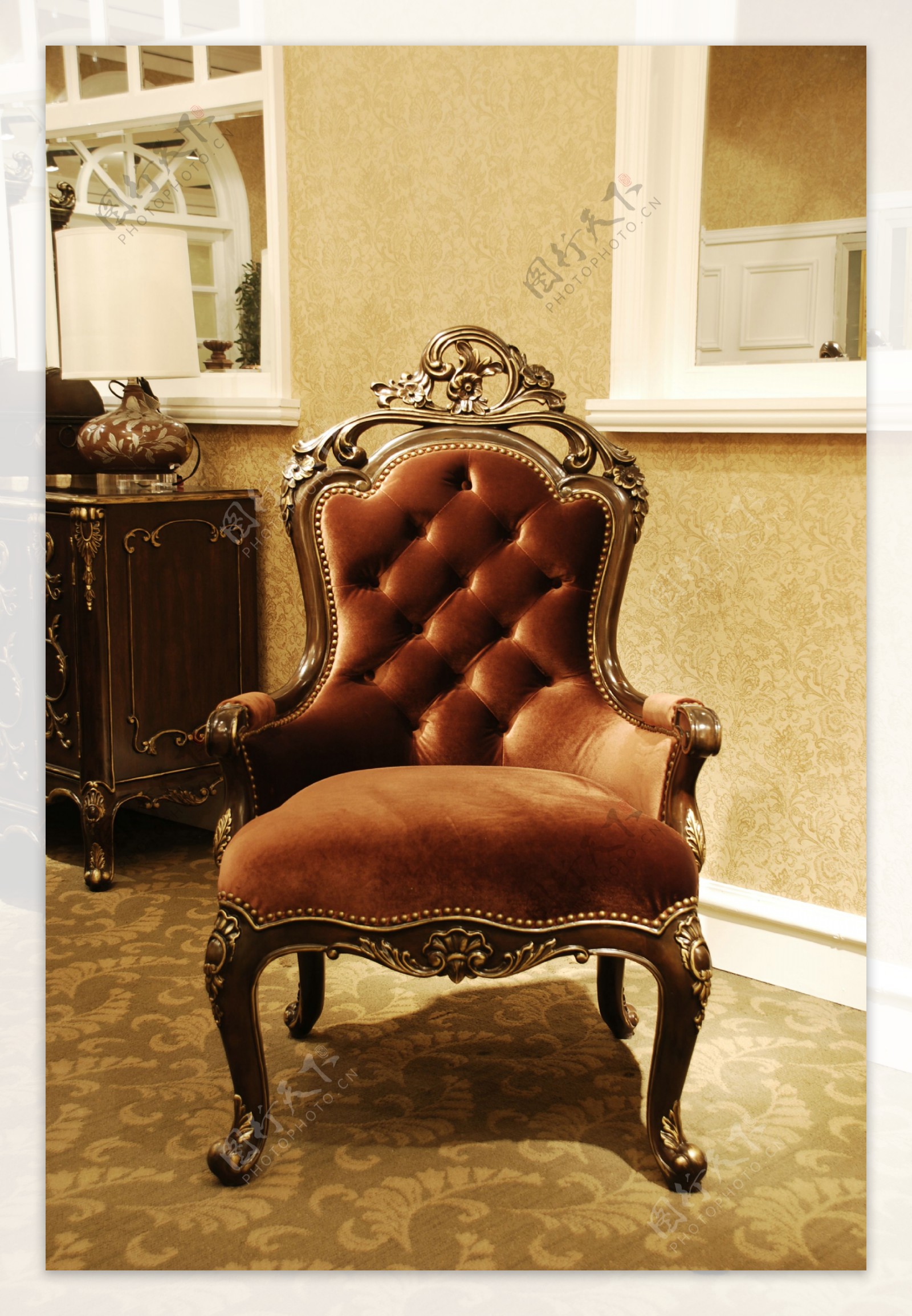 欧式椅子图片