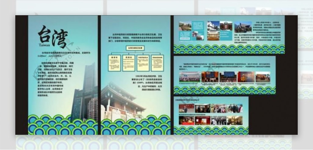 台湾展区展板图片