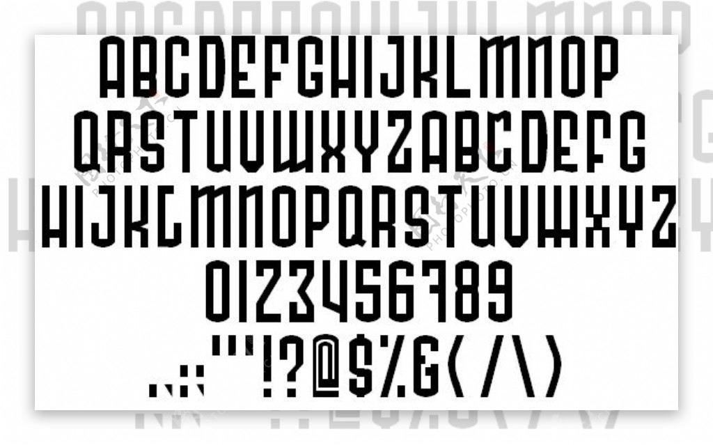 radonator字体