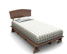 国外床3d模型家具3d模型69