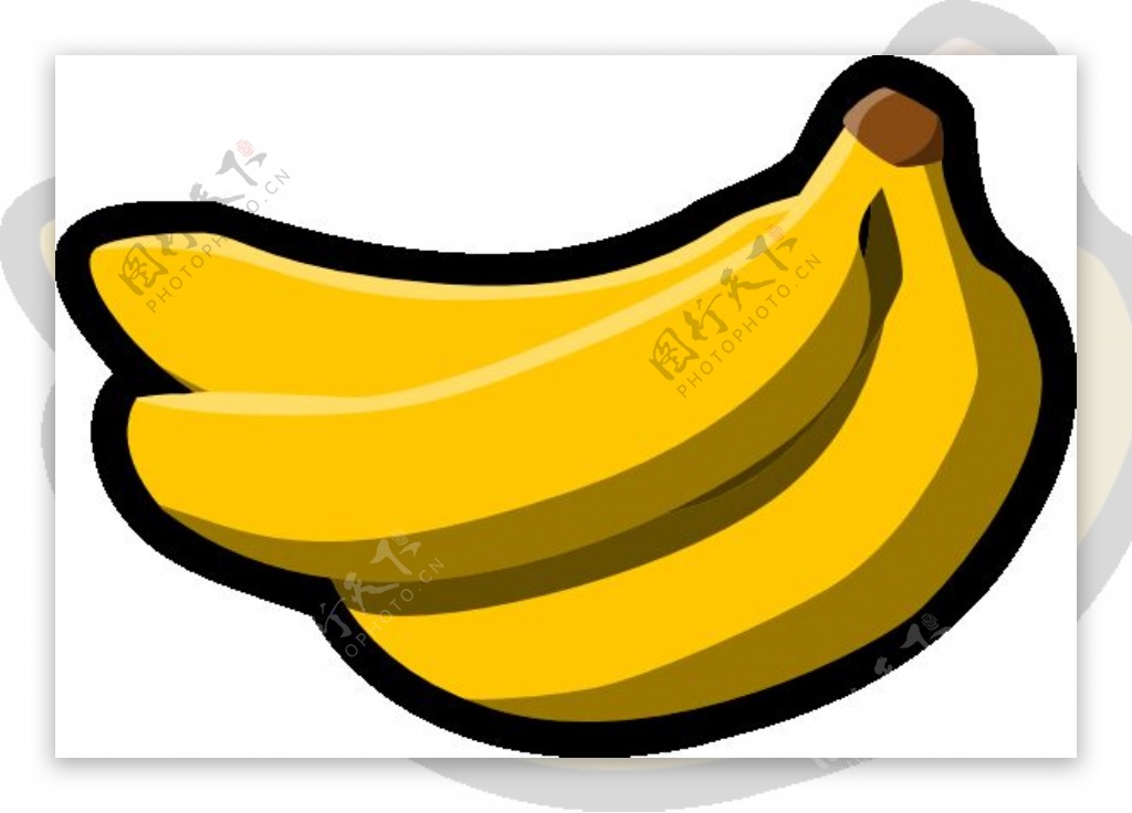 香蕉图标剪贴画