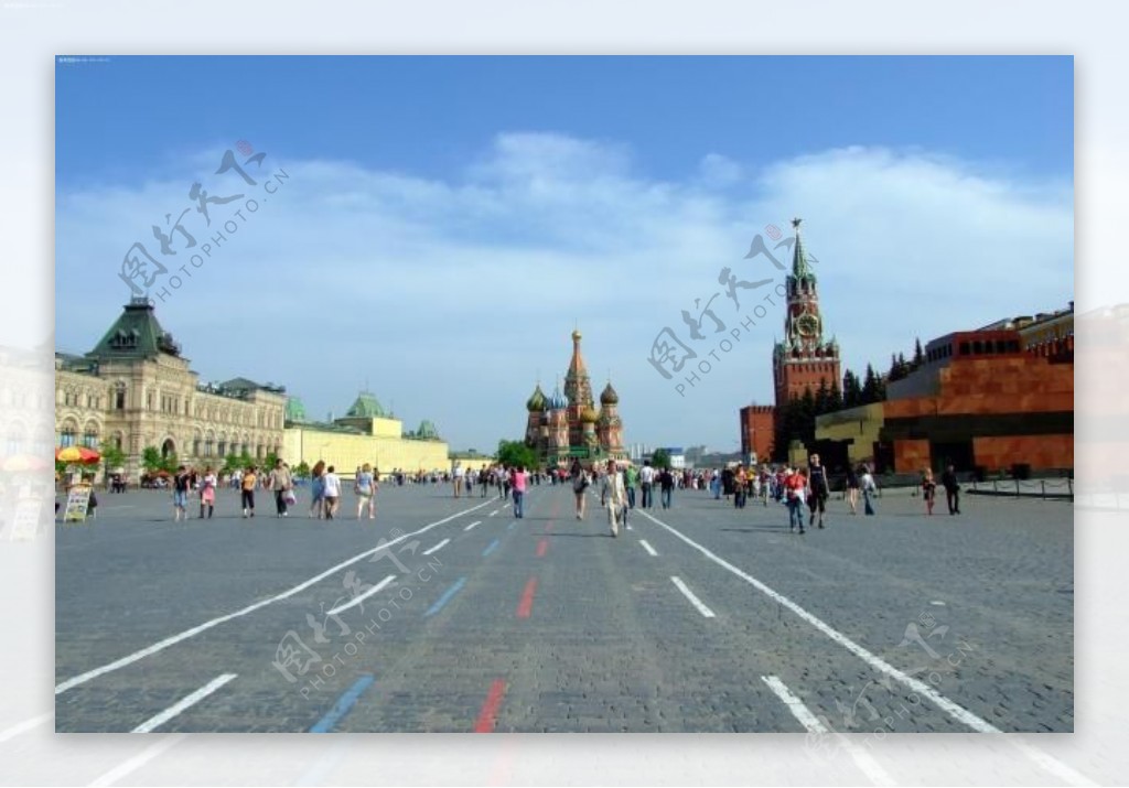 莫斯科红场高清风景图
