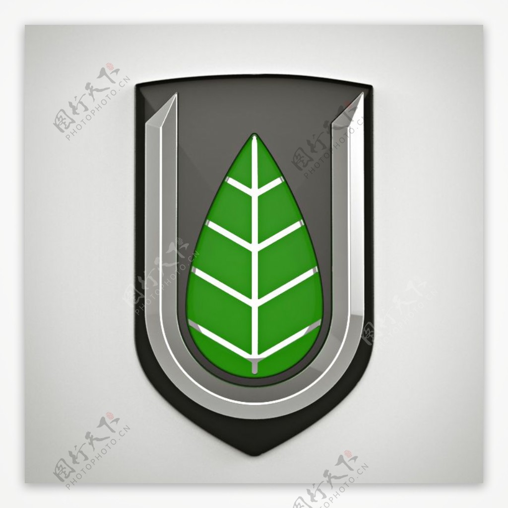 绿色能源的徽章
