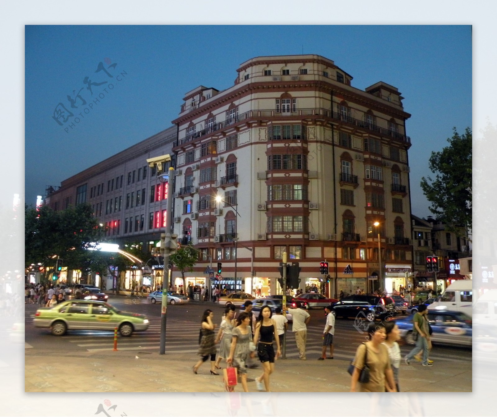 上海淮海路瑞金路口街景图片