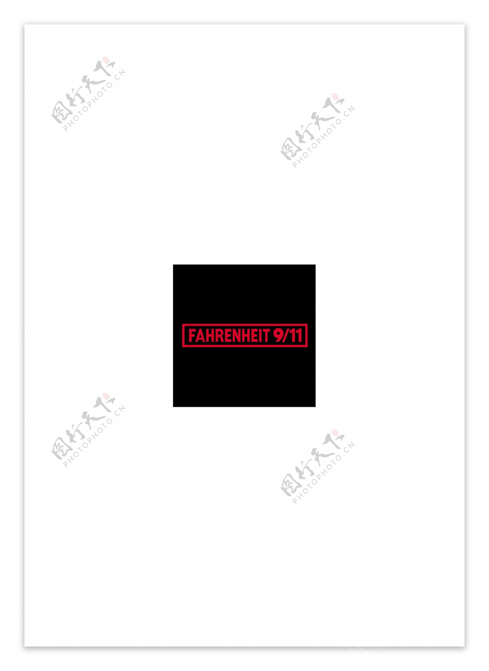 Fahrenheit911logo设计欣赏Fahrenheit911电影LOGO下载标志设计欣赏