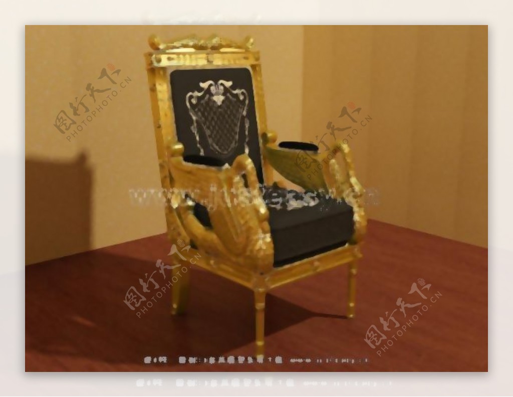 黄金王座椅子单人沙发柔软的沙发沙发椅欧盟