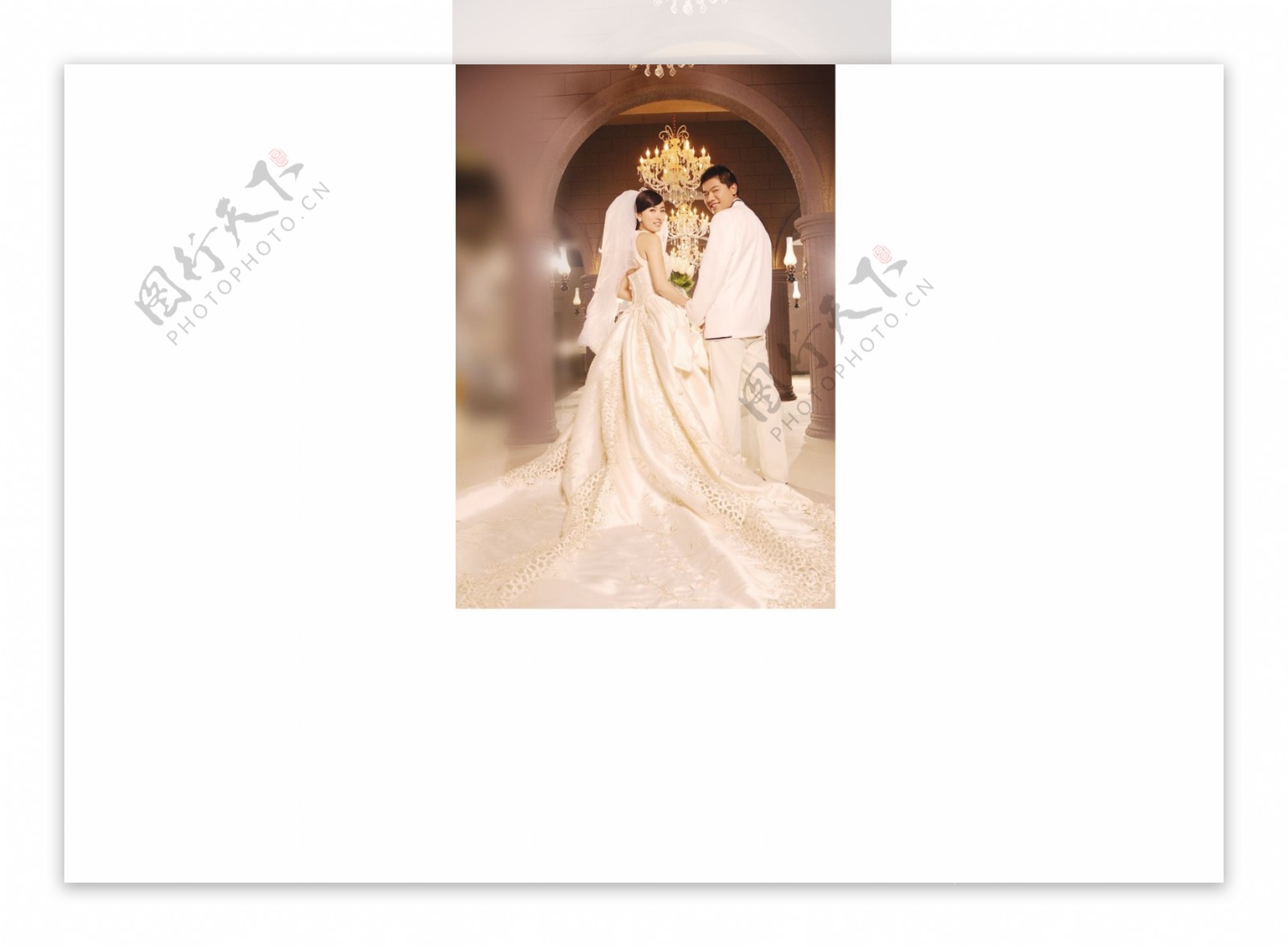 婚纱折页图片