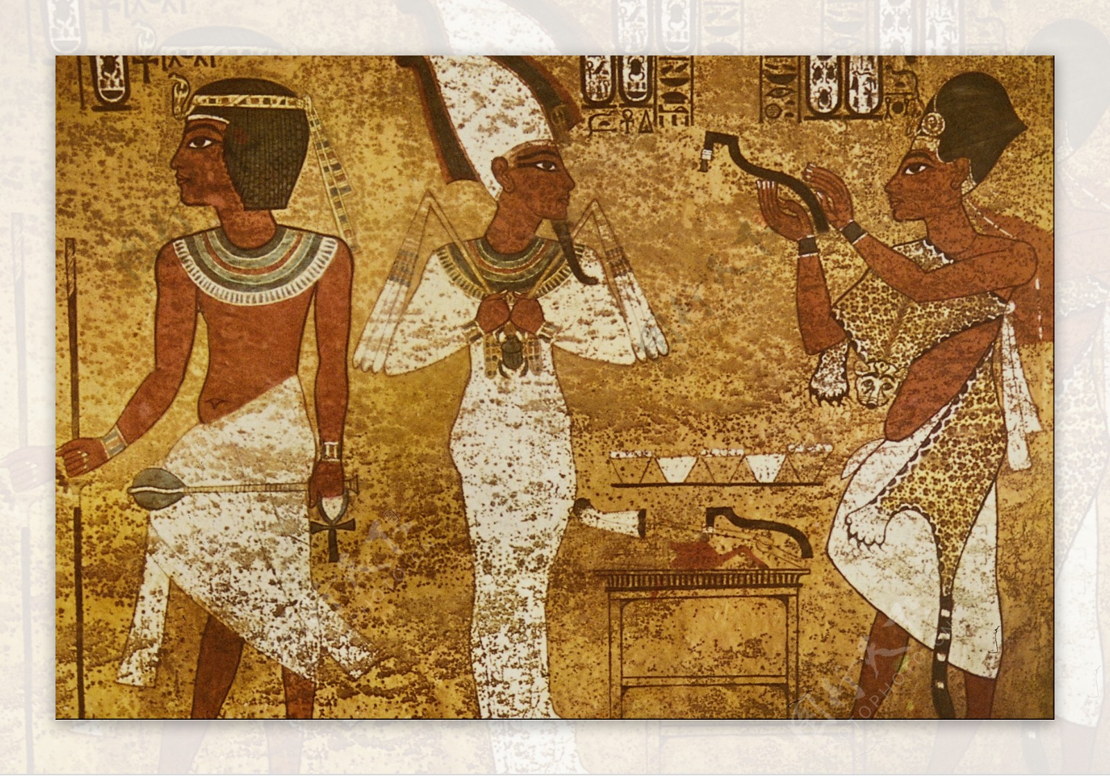 埃及人物壁画