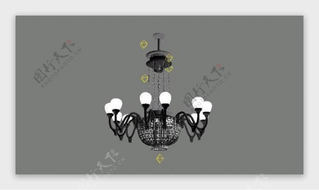 室内装饰设计3D模型之灯饰412