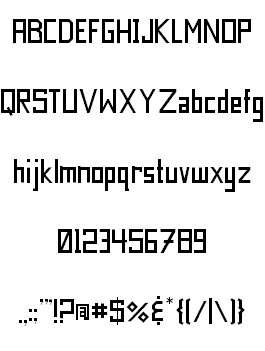 吉利利沃普字体