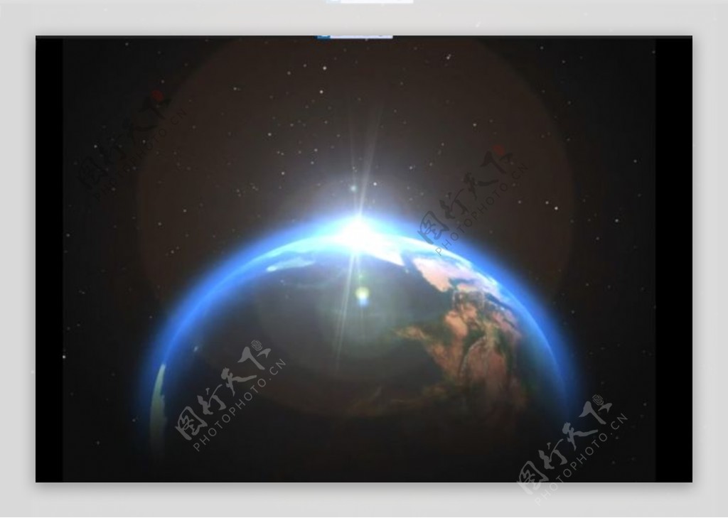 地球星光片头视频素材