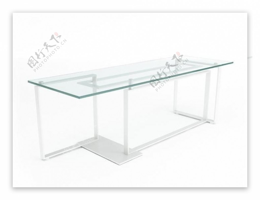 CASAMANIATablesQuadro玻璃台面长桌