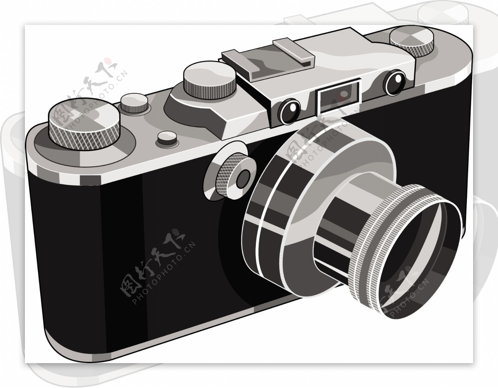 老式相机的复古