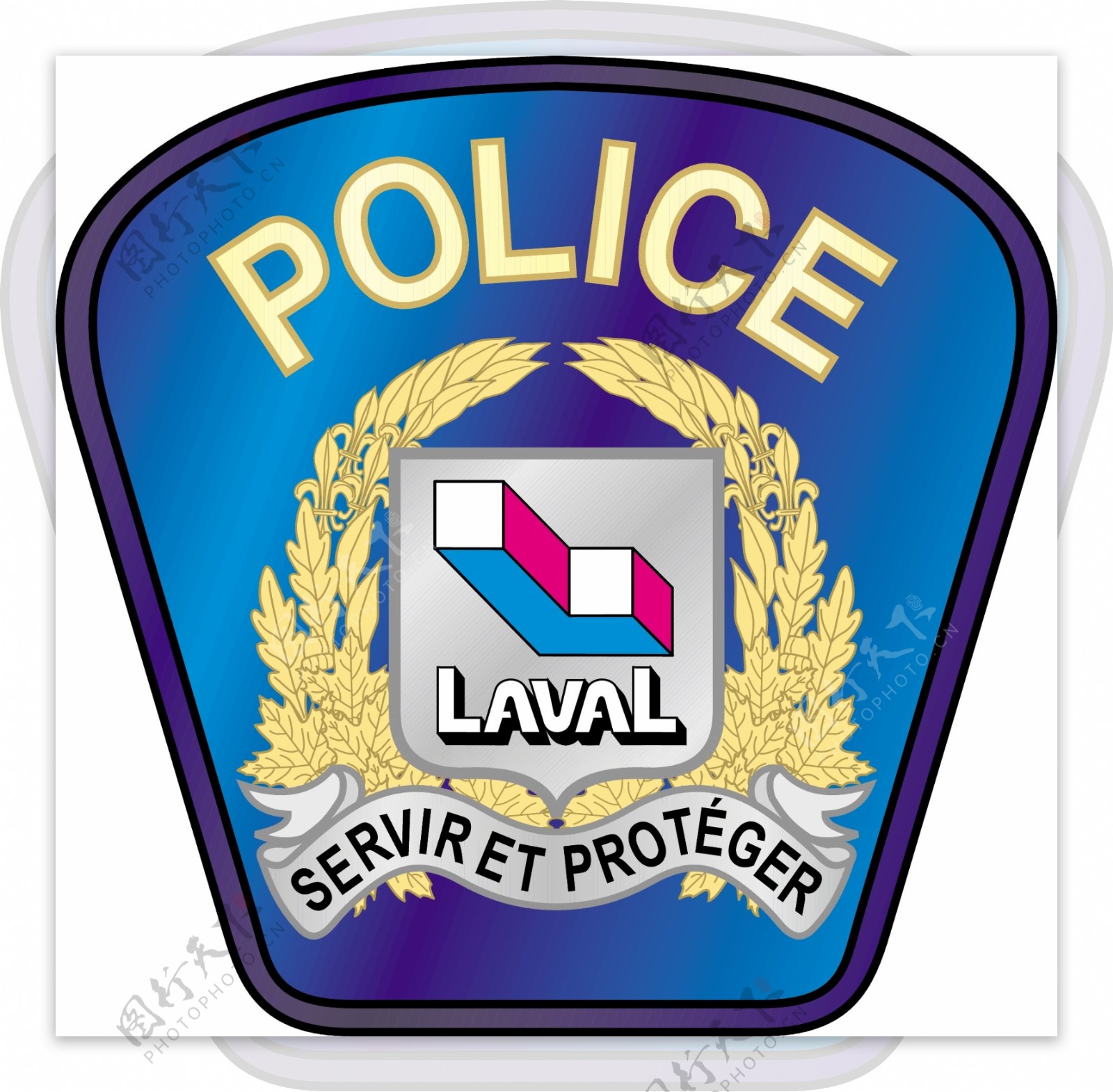 警察拉瓦尔标志