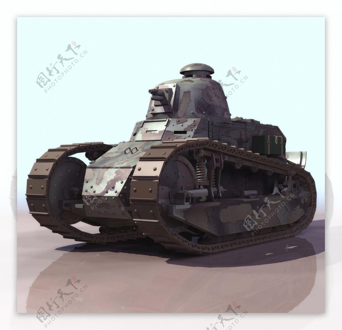 法国雷诺FT17坦克图片